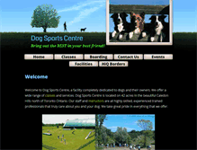 Tablet Screenshot of dogsportscentre.com